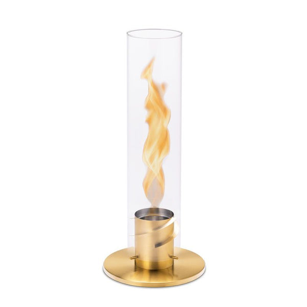 Fireplace / table fire Spin 120 - Ø 23 x 54 cm - Gold