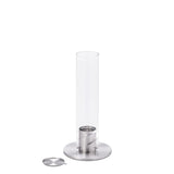 Cheminée / Feu de table Spin 90 - Ø 19 x 40,5 cm - Argent | Fleux | 6