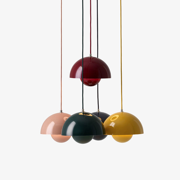 Suspension Flowerpot VP1 by Verner Panton - Rose