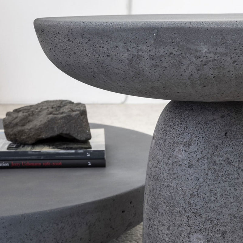 Table d'appoint Olo - Ø 50 x h 47 cm - Anthracite
