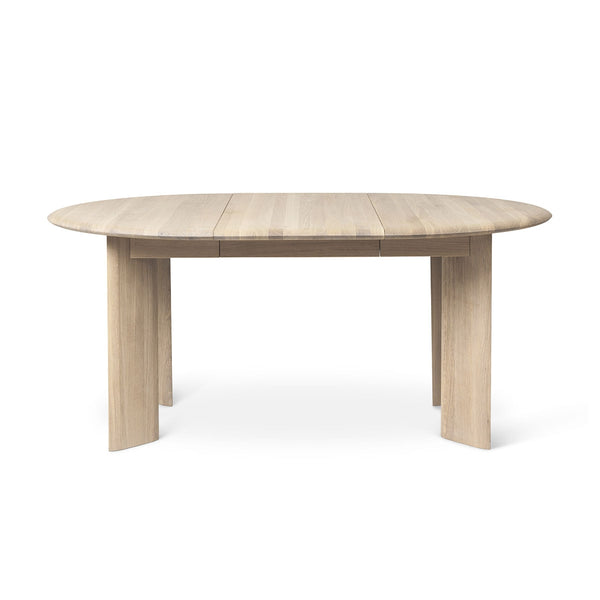 Extendable table Bevel White oiled oak