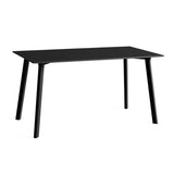 Table CPH DEUX 210 Noir & Pieds hêtre - Noir | Fleux | 2