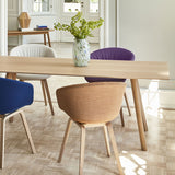 Table CPH30 Matt lacquered oak &amp; Oak top - 250 x 90 x 74 cm | Fleux | 3