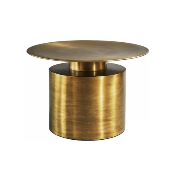 Table basse Pillar Low Laiton