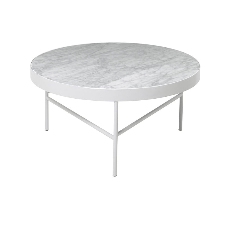 Marble coffee table - White