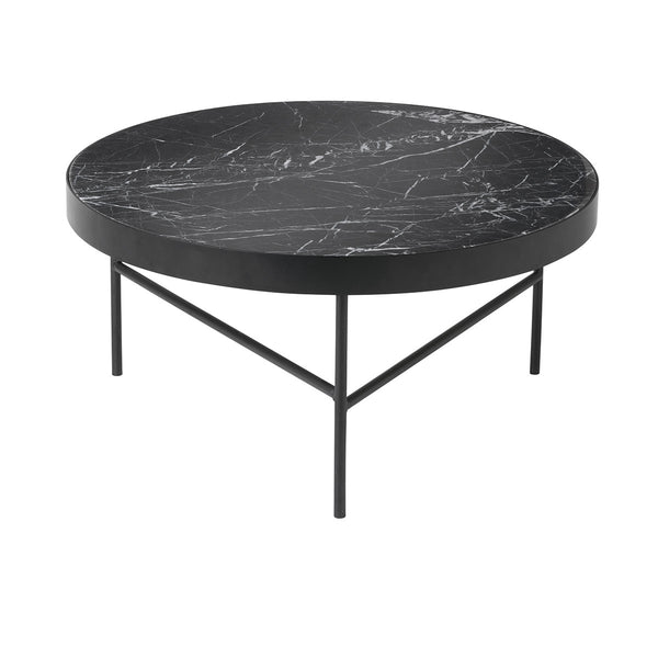 Table basse en marbre - Noir