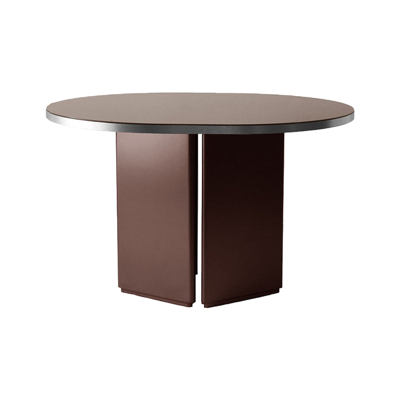 Dining table Brandy PM Burgundy / Silver