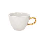 Good Morning porcelain cup - White gray | Fleux | 2