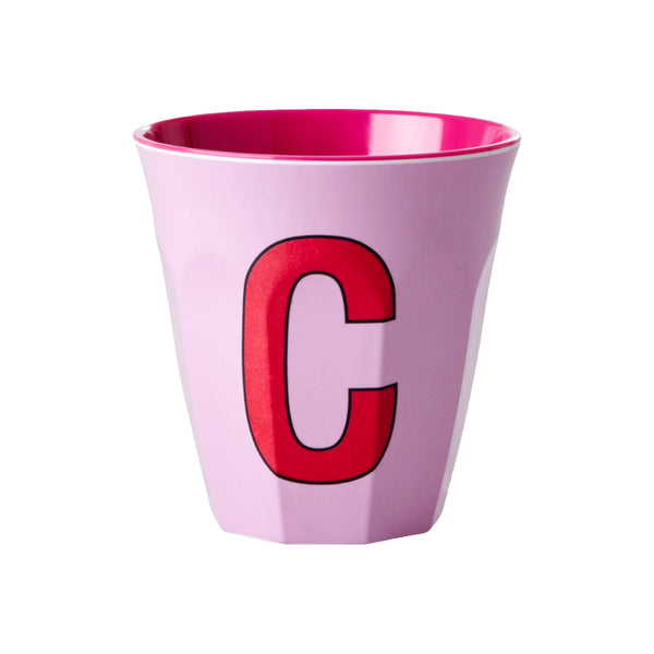 Letter C melamine cup