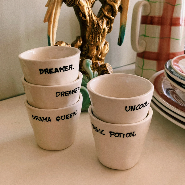 Drama Queen Espresso Mug - White