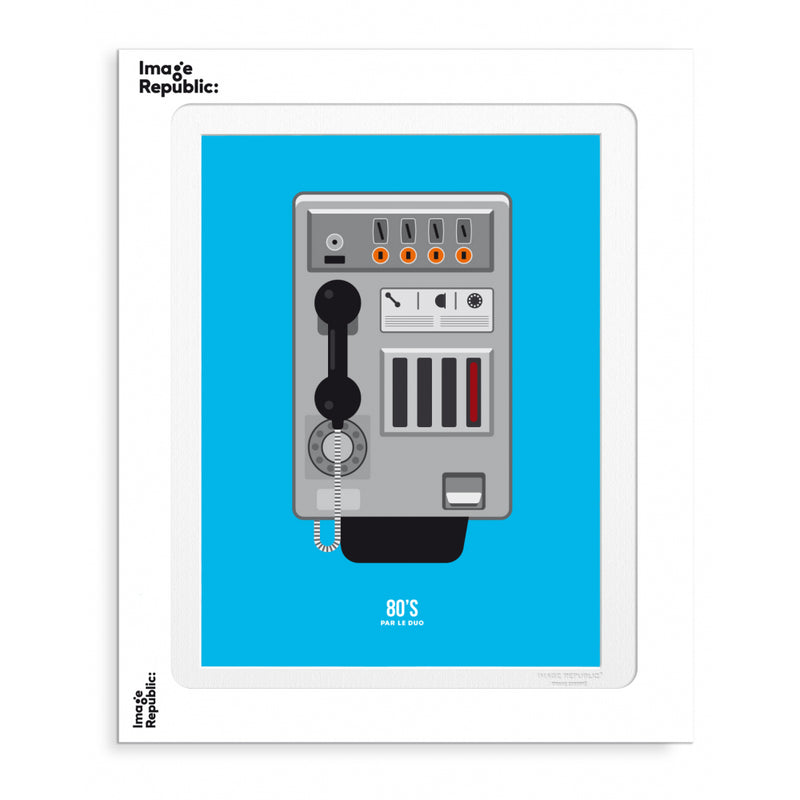 Poster Le Duo 80'S Taxiphone - 40 x 50 cm