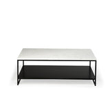 Anders coffee table in Carrara marble and metal - L 120 cm | Fleux | 4