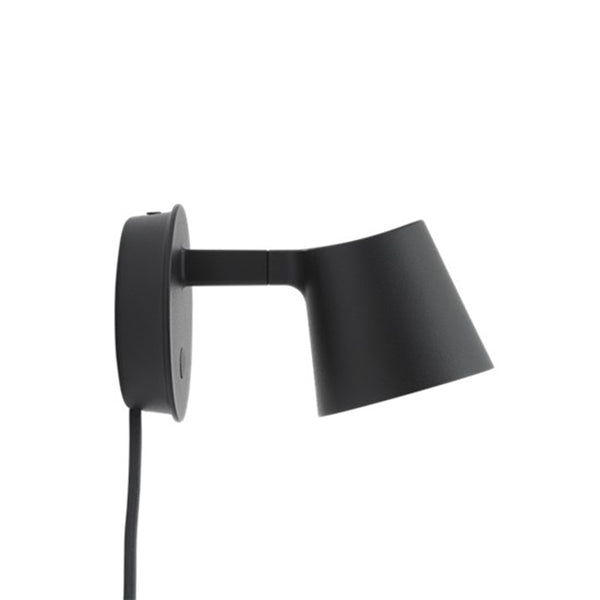 Tip wall light - black