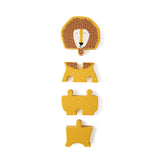 Puzzle formes animaux en bois - Mr Lion | Fleux | 3