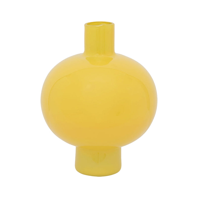 Vase en verre recyclé Rond