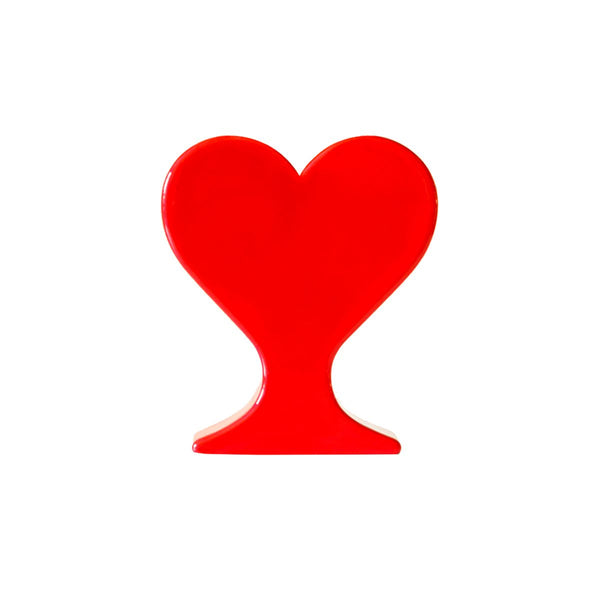 Heart Vase - Red 