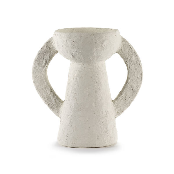 Paper mache Earth vase - h 41 cm