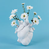 Vase Coeur Love In Bloom Porcelaine - Blanc | Fleux | 4