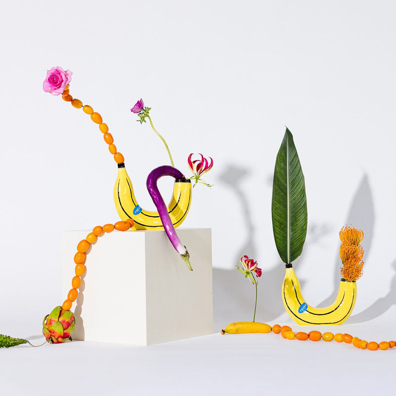 Vase Banane - Jaune