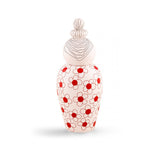 Vase Canopie Pepa en porcelaine - Ø 17,5 x h 36,5 cm | Fleux | 6