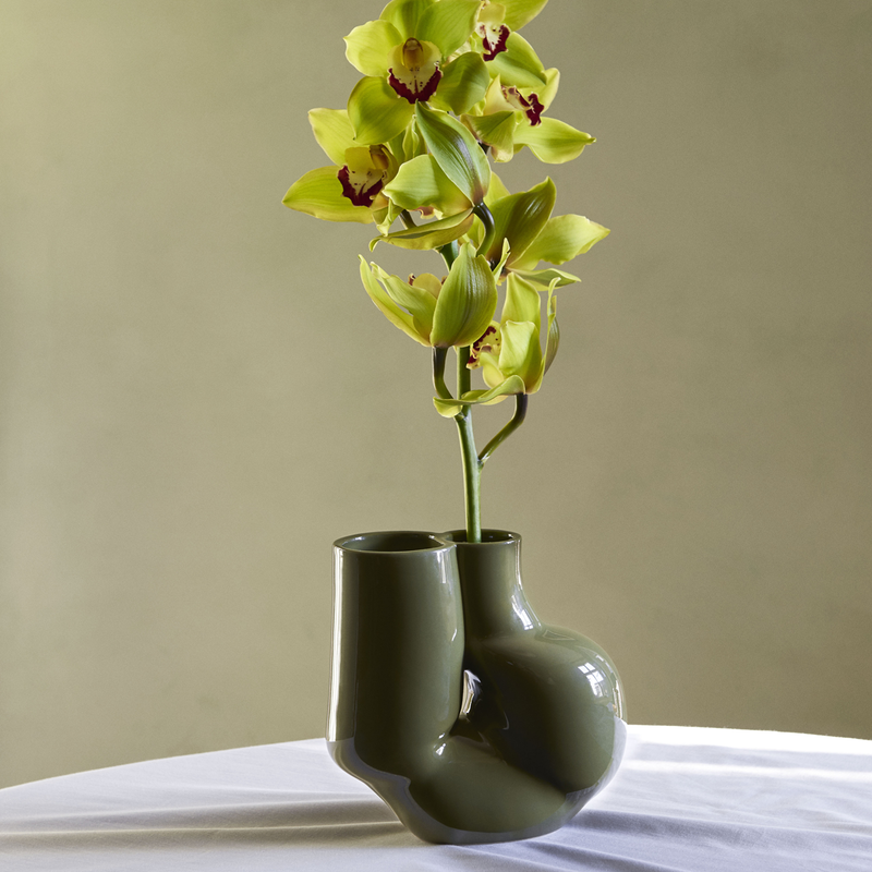 Vase Chuby - Vert Olive