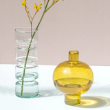Vase en verre recyclé Rond | Fleux | 11