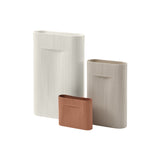 Vase Ridge en faïence - h 16,5 cm | Fleux | 9