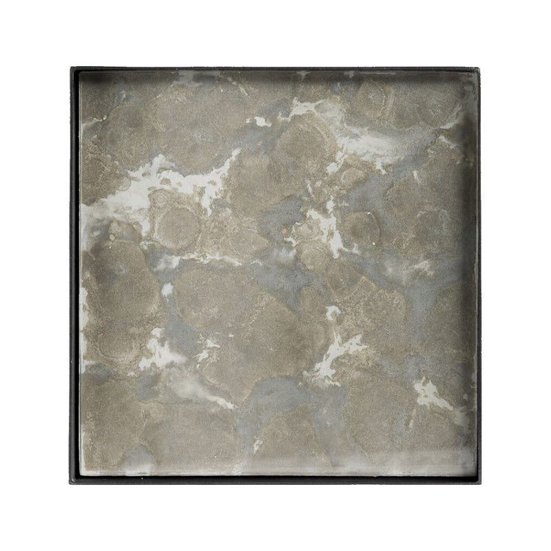 Vide poche en verre Fossil Organic - Gris