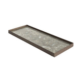 Plateau en verre Fossil Organic - Gris | Fleux | 3