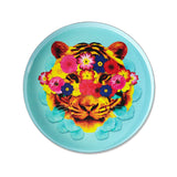Plateau rond Mask Tiger en fer - Ø 33 cm | Fleux | 3