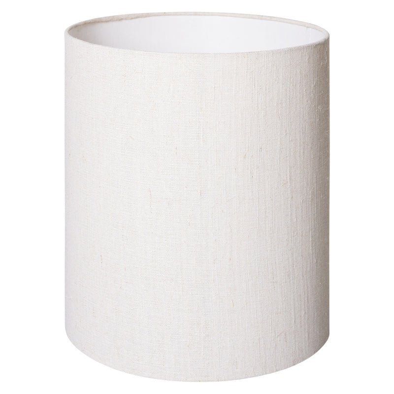 Abat-Jour Cilindre en lin naturel - Ø 30 cm