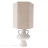 Pied de Lampe Anses Blanc | Fleux | 2