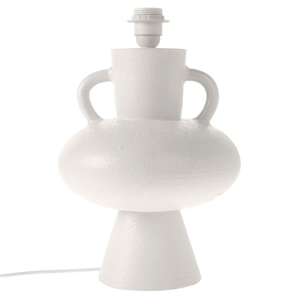 Pied de Lampe Anses Blanc