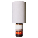 Retro lamp base in enamelled sandstone | Fleux | 3
