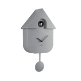 Modern Cuckoo metal clock W 21.5 x H 41 cm - Gray | Fleux | 5
