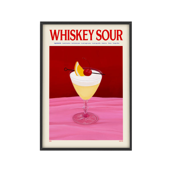 Cocktail Poster - Elin PK - Whiskey Sour